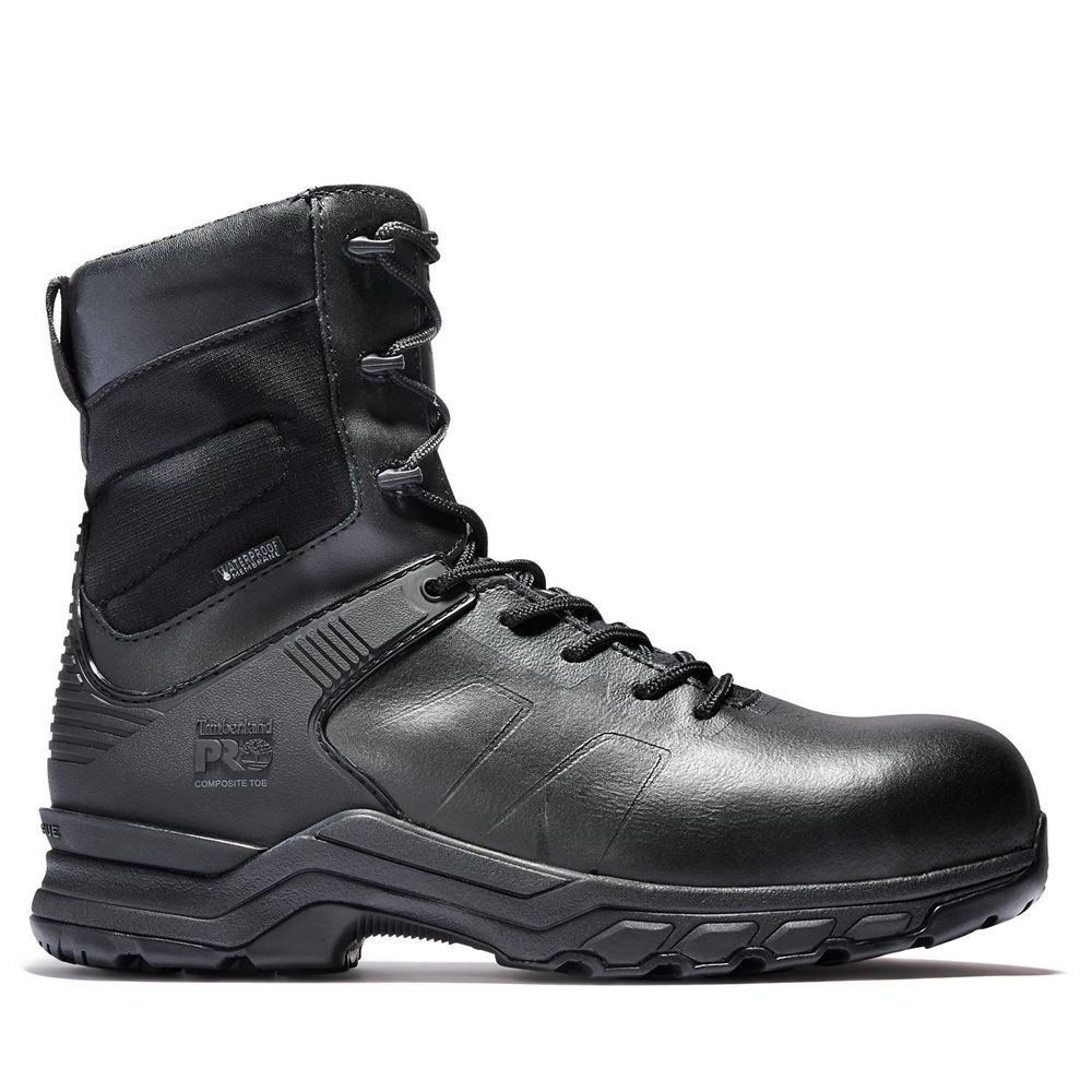 Bocanci De Muncă Timberland Barbati Negrii - Pro® Hypercharge 8" Comp Toe - Romania - OJDXMP051